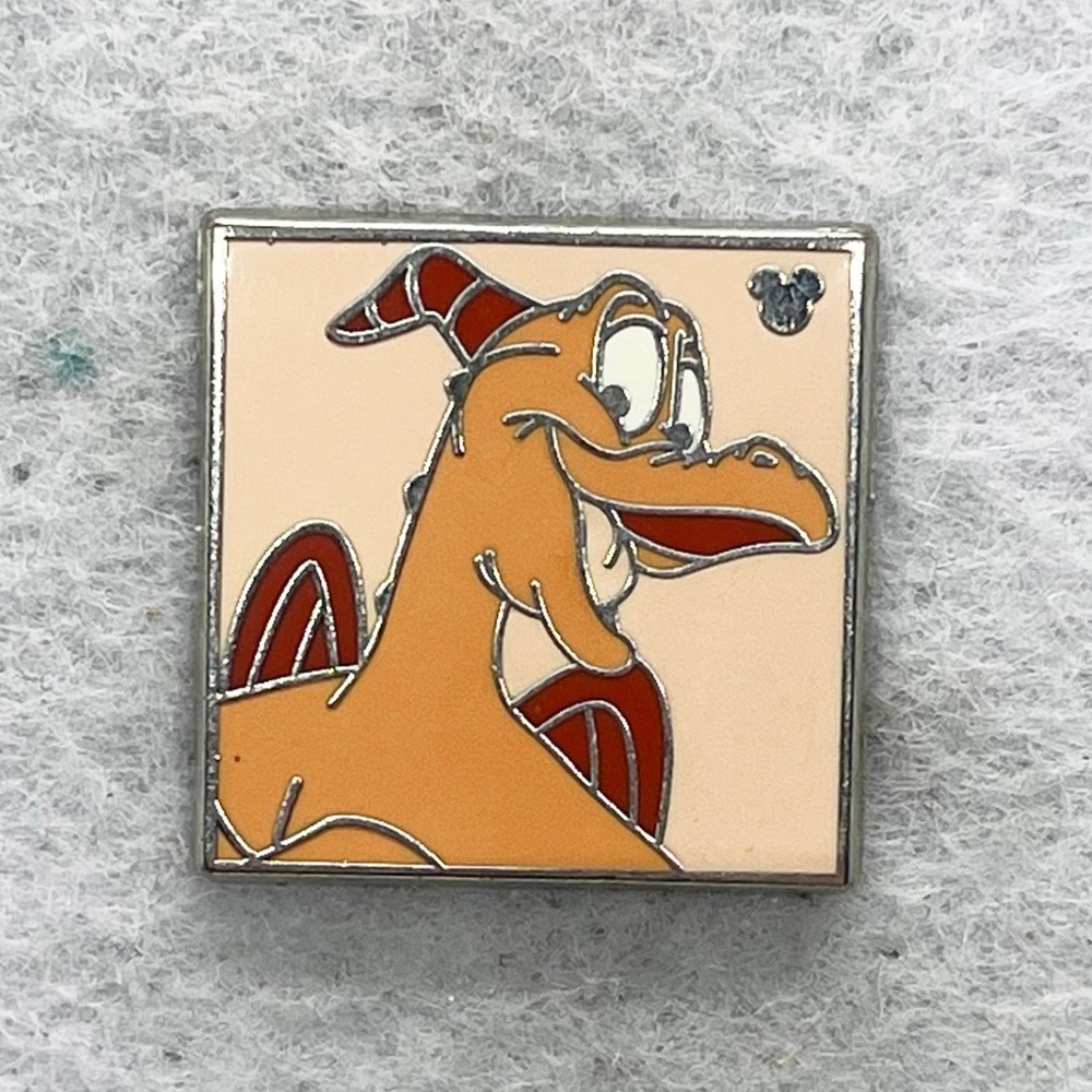 🔮 5/$25 Disney Orange Tonal Figment Pin